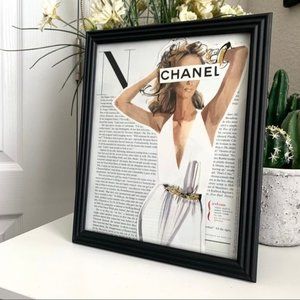 Handmade 8x10 Fashion Collage - Chanel Theme